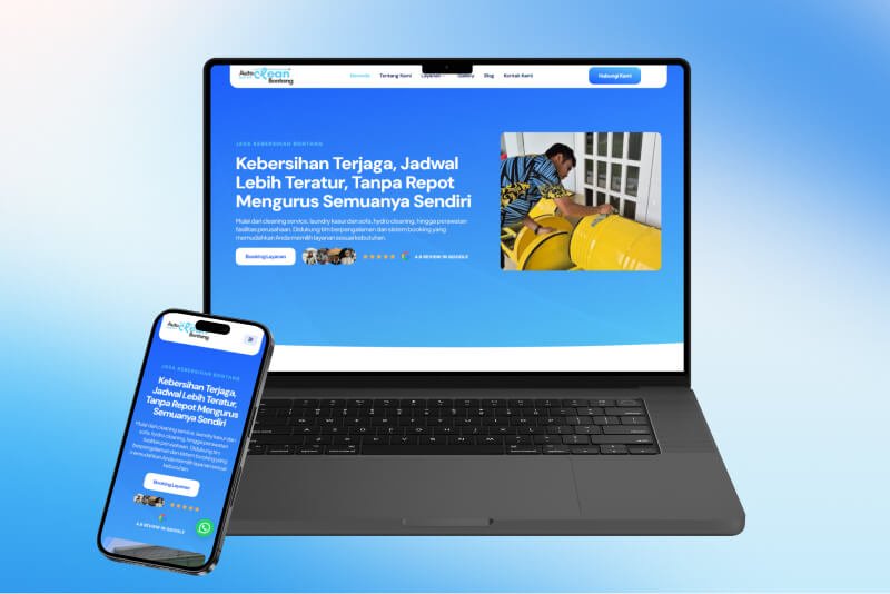 Website Jasa Cleaning Service
